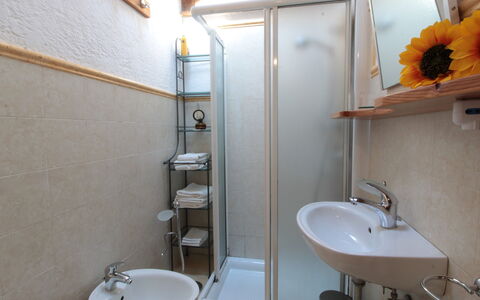 Chalet Fagarè, Pool, Sauna, Prosecco Hills: Bathroom Sink, Plumbing Fixture, Wall, Sink, Bathroom, Interior Design, Wood, Flooring, Floor, Tap