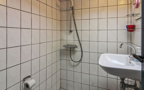 Thorfrid - 1Km from the Sea: Bathroom, Plumbing Fixture, Wall, Bathroom Sink, Sink, Flooring, Tap, Plumbing, Interior Design, Floor