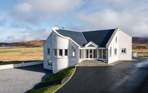 Benderloch House & Frobost Lodge: Interior Design, Furniture, Couch, Flooring, Floor, Room, Ceiling, Living Room, Apartment