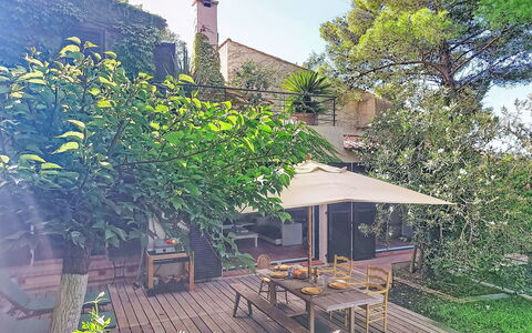 Villa 50: Shrub, Garden, Backyard, Shade, Yard, Landscaping, Chair, Outdoor Furniture, Hacienda, Eco Hotel