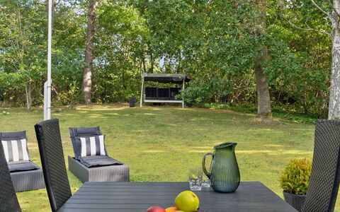 Baarde - 1.2Km from the Sea: Furniture, Outdoor Furniture, Chair, Table, Outdoor Table, Garden, Shade, Lawn, Backyard, Park