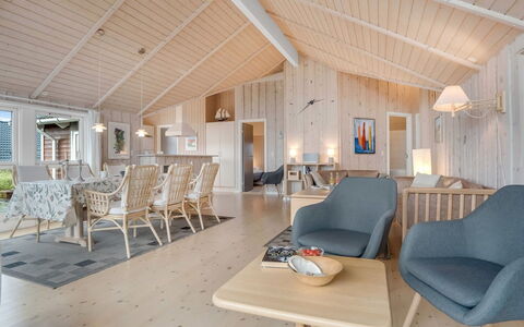 Bruse - 200M from the Sea: Ceiling, Interior Design, Floor, Living Room, Wood Flooring, Chair, Light Fixture, Hardwood, Kitchen & Dining Room Table, Wood Stain