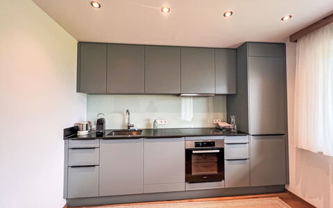 Lechner: Kitchen, Kitchen Appliance, Countertop, Cabinetry, Interior Design, Major Appliance, Furniture, Flooring, Wood, Home Appliance