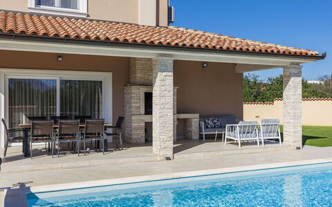 Magica: Residential Area, Swimming Pool, Home, House, Porch, Roof, Architecture, Door, Estate, Composite Material