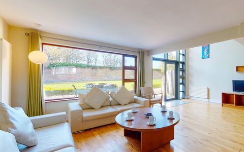 Castlemartyr Lodges (Tr4) No 1 (3 Bed): Interior Design, Flooring, Furniture, Wood, Ceiling, Floor, Room, Couch, Apartment, Living Room