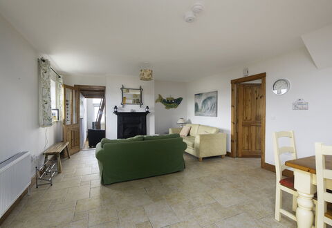 Rhea Holiday Home Bantry: Furniture, Flooring, Floor, Interior Design, Ceiling, Room, Living Room, Couch, Chair