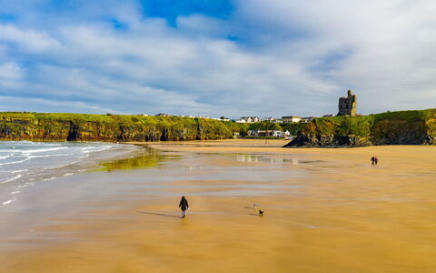 Ballybunion(Tr4) Hc No 27: Water, Body Of Water, Coast, Coastal And Oceanic Landforms, Summer, Horizon, Cloud, Beach, Shore, Sea