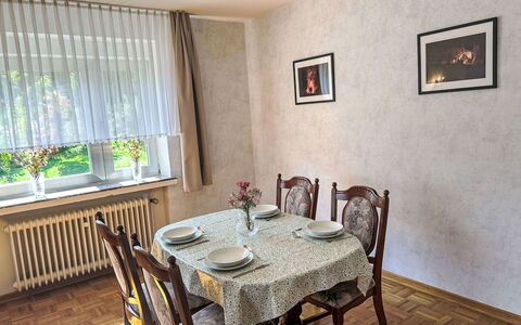 Celine: Furniture, Flooring, Wood, Interior Design, Floor, Kitchen & Dining Room Table, Dining Room, Room, Ceiling, Brown