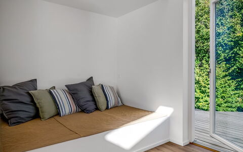 Assa - 500M from the Sea: Wood, Interior Design, Flooring, Floor, Home, Apartment, Room, Wood Flooring, Bed, Bedroom