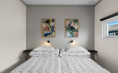 Asfrid - 80M from the Sea: Bedroom, Interior Design, Ceiling, Bed, Bed Sheet, Floor, Linens, Bedding, Furniture, Lighting