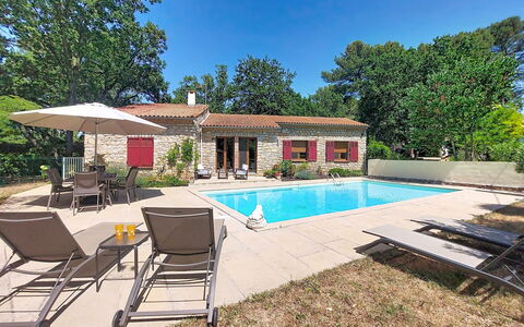 Les Pierres Fleuries: Swimming Pool, Resort, Estate, Shade, Outdoor Furniture, Flagstone, Villa, Hacienda, Landscaping, Farmhouse