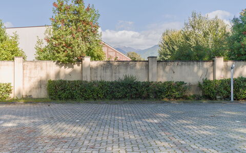 Appartamento Residence Henderson: Wall, Road Surface, Shrub, Driveway, Concrete, Shade, Flagstone, Garden, Brick, Walkway