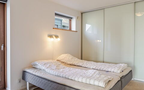 Thomine - 2.5Km from the Sea: Flooring, Interior Design, Floor, Wood, Furniture, Ceiling, Bed, Bedroom, Lighting, Room