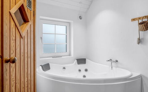 Amber - 300M from the Sea: Bathtub, Plumbing Fixture, Bathroom, Floor, Ceiling, Plumbing, Tap, Jacuzzi