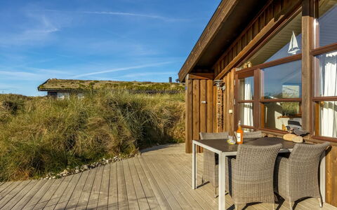 Sigbritt - 750M from the Sea: Cottage, Backyard, Yard, Garden Buildings, Shed, Siding, Outdoor Furniture, Log Cabin, Outdoor Structure, Shack