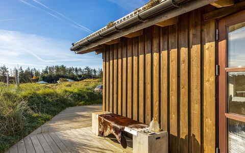 Sigbritt - 750M from the Sea: Cottage, Backyard, Yard, Garden Buildings, Shed, Siding, Outdoor Furniture, Log Cabin, Outdoor Structure, Shack
