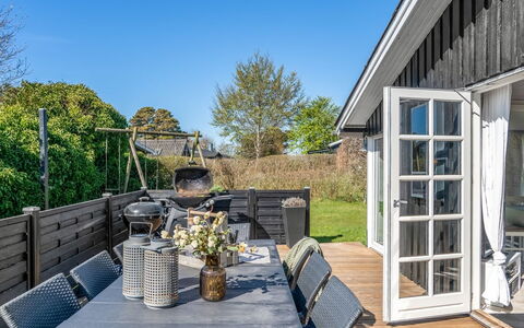 Detlef - 400M from the Sea: Cottage, Backyard, Yard, Garden Buildings, Shed, Siding, Outdoor Furniture, Log Cabin, Outdoor Structure, Shack