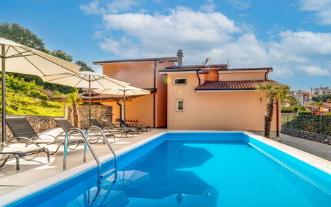Opatija Matulji 508: Swimming Pool, Blue, Resort, Composite Material, Eco Hotel, Outdoor Furniture, Thermae, Leisure, Chair, Hotel