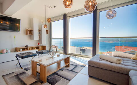 Bella: Wood, Interior Design, Furniture, Flooring, Floor, Apartment, Sea, Ceiling, Room, Ocean