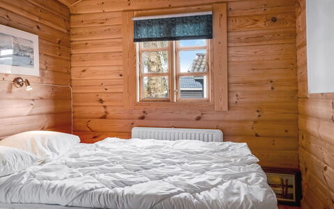 Hakon - 1Km from the Sea: Wood, Bedroom, Bed, Ceiling, Furniture, Interior Design, Room, Hardwood, Bed Sheet, Floor
