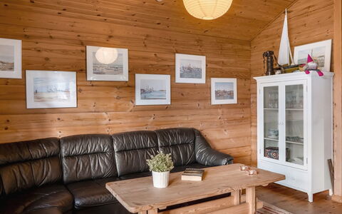 Hakon - 1Km from the Sea: Furniture, Interior Design, Wood, Flooring, Ceiling, Floor, Room, Couch, Living Room, Home