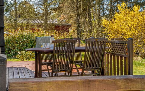 Hakon - 1Km from the Sea: Cottage, Backyard, Yard, Garden Buildings, Shed, Siding, Outdoor Furniture, Log Cabin, Outdoor Structure, Shack