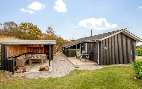 Benite - 600M from the Sea: Cottage, Backyard, Yard, Garden Buildings, Shed, Siding, Outdoor Furniture, Log Cabin, Outdoor Structure, Shack