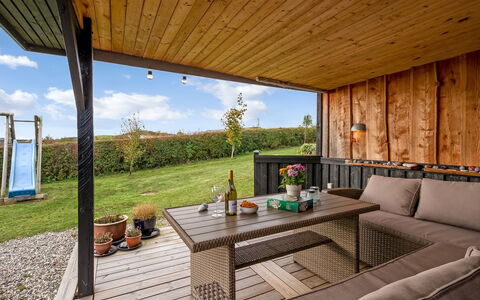 Benite - 600M from the Sea: Cottage, Backyard, Yard, Garden Buildings, Shed, Siding, Outdoor Furniture, Log Cabin, Outdoor Structure, Shack