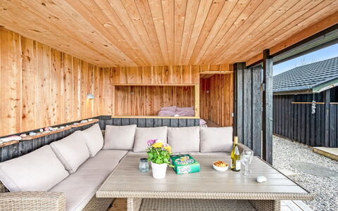 Benite - 600M from the Sea: Cottage, Backyard, Yard, Garden Buildings, Shed, Siding, Outdoor Furniture, Log Cabin, Outdoor Structure, Shack