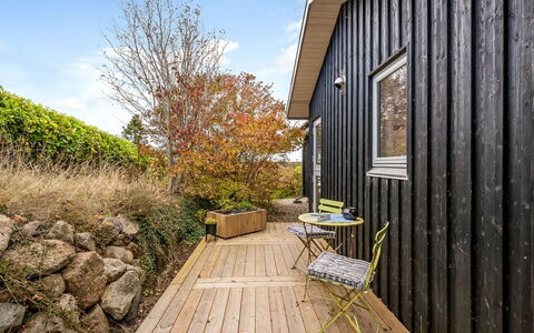 Benite - 600M from the Sea: Cottage, Backyard, Yard, Garden Buildings, Shed, Siding, Outdoor Furniture, Log Cabin, Outdoor Structure, Shack