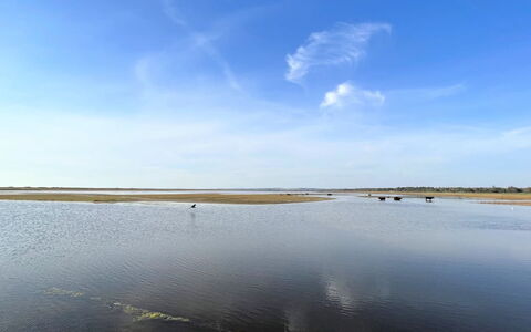 Antonina - 775M from the Sea: Sky, Blue, Water Resources, Water, Body Of Water, Horizon, Waterway, Ecoregion
