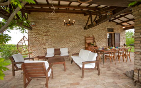 Villa Incanto: Furniture, Wood, Outdoor Furniture, Chair, Home, Porch, Cottage, Door, Shade, Garden