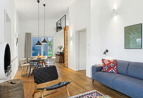 Lille Klit (325): Furniture, Interior Design, Flooring, Wall, Floor, Couch, Wood, Living Room, Ceiling, Chair