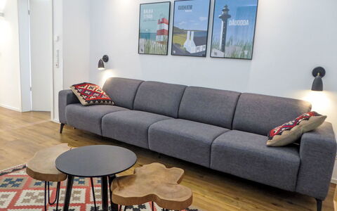 Dünenblick 165 (Seenähe): Design, Living Room, Armrest