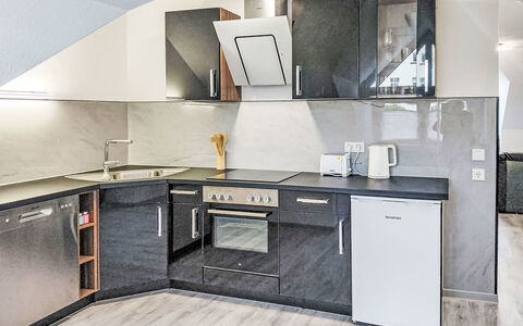 Sonnenschein: Kitchen, Flooring, Countertop, Kitchen Appliance, Interior Design, Floor, Home, Major Appliance, Furniture, Cabinetry