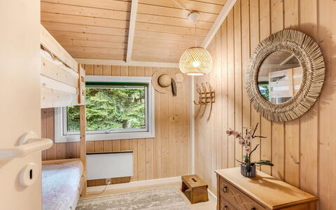 Lirim - 400M from the Sea: Interior Design, Bedroom, Wood, Furniture, Flooring, Ceiling, Floor, Bed, Room, Lighting