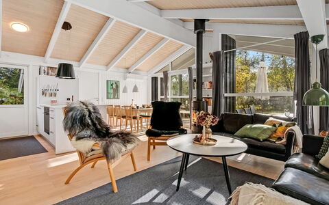 Edvard - 300M from the Sea: Interior Design, Wood, Furniture, Flooring, Ceiling, Floor, Living Room, Home, Wood Flooring, Lighting