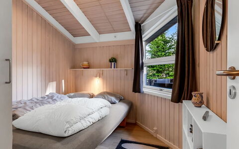 Edvard - 300M from the Sea: Interior Design, Wood, Bedroom, Bed, Flooring, Floor, Ceiling, Furniture, Room, Bed Sheet