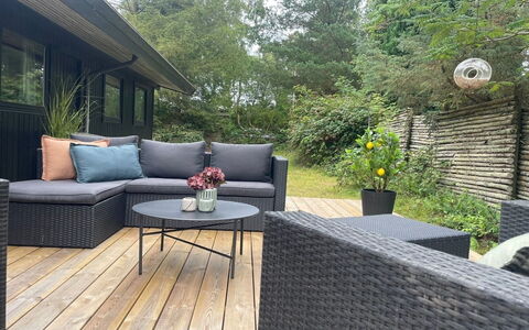 Sheyla - 70M from the Sea: Cottage, Backyard, Yard, Garden Buildings, Shed, Siding, Outdoor Furniture, Log Cabin, Outdoor Structure, Shack