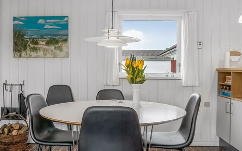 Ketilbiorn - 700M from the Sea: Interior Design, Flooring, Furniture, Ceiling, Light Fixture, Kitchen & Dining Room Table, Chair, Natural Material, Dining Room, Hardwood