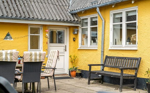 Fränze - 500M from the Sea: Cottage, Backyard, Yard, Garden Buildings, Shed, Siding, Outdoor Furniture, Log Cabin, Outdoor Structure, Shack