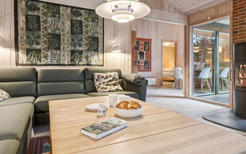 Tjegge - 500M from the Sea: Furniture, Interior Design, Flooring, Floor, Wood, Ceiling, Light Fixture, Couch, Living Room, Room