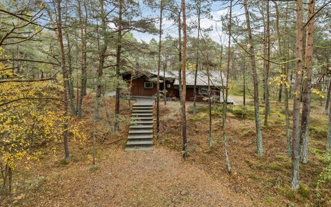 Tjegge - 500M from the Sea: Blue, Cottage, House, Home, Farmhouse, Estate, Siding