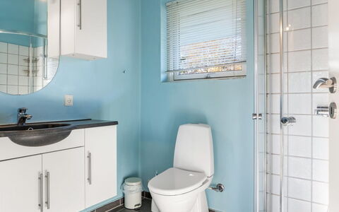 Tjorven - 400M from the Sea: Plumbing Fixture, Bathroom, Flooring, Interior Design, Floor, Sink, Bathroom Sink, Toilet, Tap, Plumbing