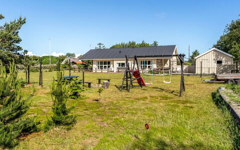 Tjorven - 400M from the Sea: House, Roof, Plain, Land Lot, Lawn, Cottage, Garden, Shade, Backyard, Yard