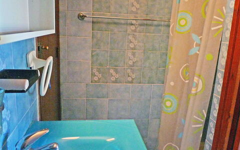 Marinada: Bathroom, Room, Property, Tile, Turquoise, Wall, Floor, Plumbing Fixture, Interior Design, House
