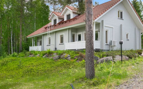 Vuokatti Villas Susi: Boat, Blue, Watercraft, Boats And Boating--Equipment And Supplies, Port, Waterway, Harbor, Marina, Naval Architecture, Channel