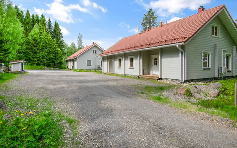 Vuokatti Villas Susi: Boat, Blue, Watercraft, Boats And Boating--Equipment And Supplies, Port, Waterway, Harbor, Marina, Naval Architecture, Channel