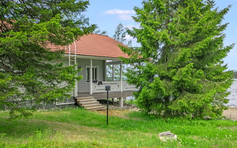 Vuokatti Villas Karhu: Boat, Blue, Watercraft, Boats And Boating--Equipment And Supplies, Port, Waterway, Harbor, Marina, Naval Architecture, Channel