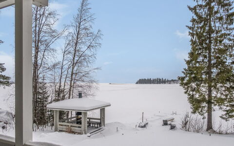 Vuokatti Villas Karhu: Boat, Blue, Watercraft, Boats And Boating--Equipment And Supplies, Port, Waterway, Harbor, Marina, Naval Architecture, Channel